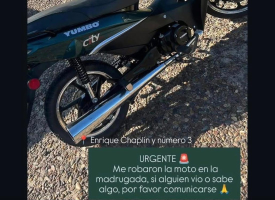 MOTO ROBADA