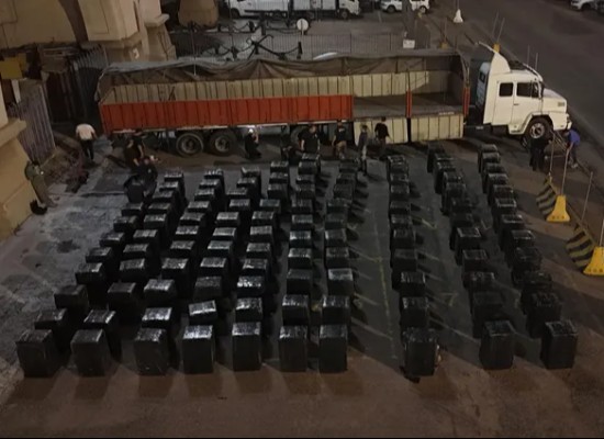 Aduanas incautó casi 4 millones y medio de cigarrillos de contrabando; la mercadería está valuada en $55 millones