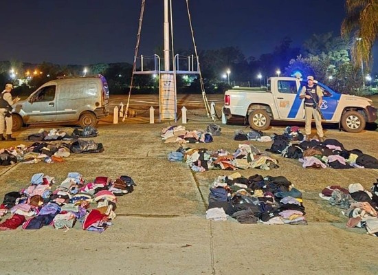 Prefectura incauta cargamento de ropa valuado en más de US$ 15.000