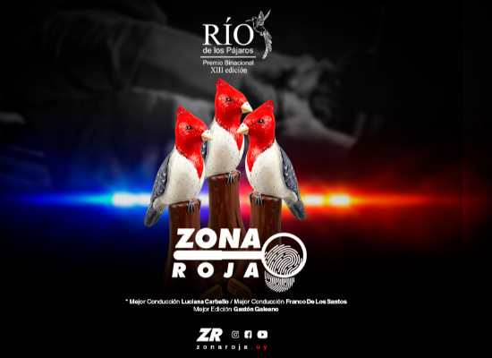Zona Roja se alzó con dos galardones en los Premios Río de los Pájaros