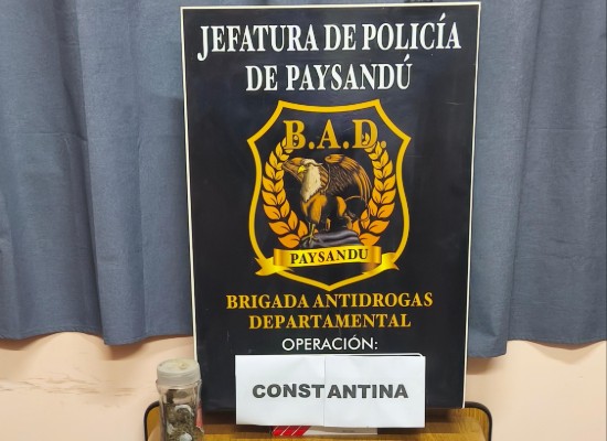 Golpe al narcotráfico en Paysandú: cinco condenados por la Operación “Constantina”