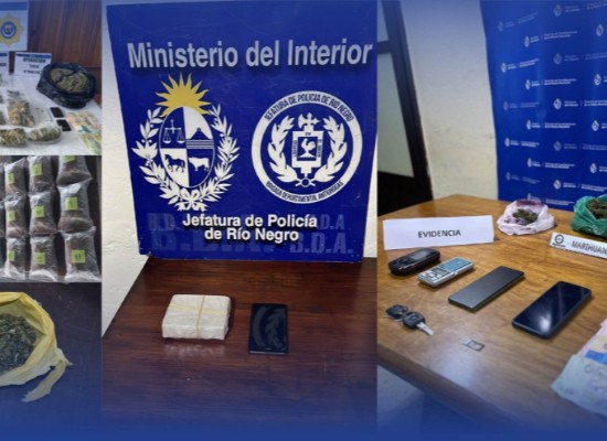 Operativos antidrogas en todo el país: múltiples allanamientos, detenciones e incautaciones